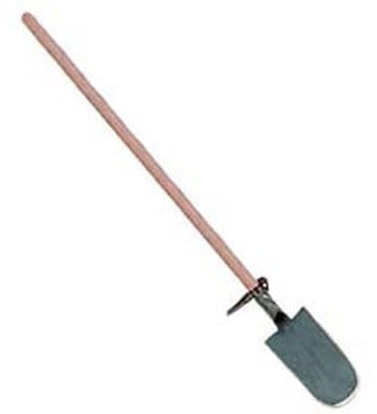 NEXTRADEITALIA CF da 1 PZ VANGA DA VIVAISTA FORGIATA CON MANICO LEGNO - gr.1450 cm.17x30/156h.