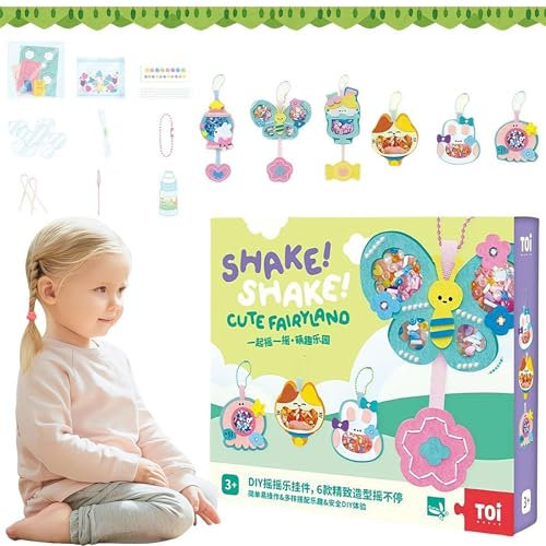 KKwercv Kinder DIY Filz Anhänger Dekoration, Weihnachten Themed Filz Dekoration DIY Material Paket, 3D DIY Filz Weihnachtsbaum Bastelset, Handgemachte Anhänger Hängende Dekoration Party Supplies