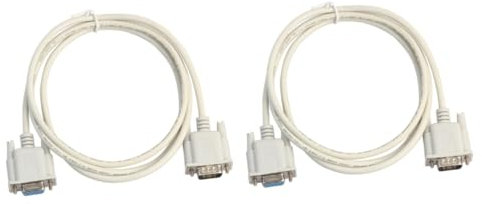 jojofuny 2pcs Meters Cable Pin Male to Female Connector Shielded Projector Extension Cable for Interference Prevention