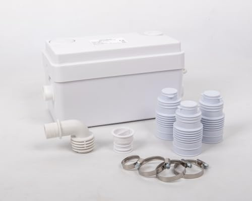 250W Quality Macerator Pump, Sewerage Pump for Sink Basin Shower Bathtub 3 inlets