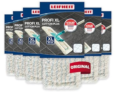 Leifheit Funda de Lavado Profi Cotton Plus, plegada, Set de 6
