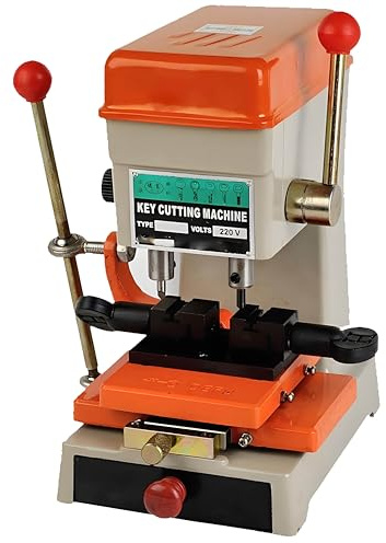 JJENXYYDS Vertical Cutting Machine,Universal Key Copy Tool,Cutter Drill Machine 368A,Cutting Locksmith Equipment With Drilling Bits,for Key Making, for Door and Car Lock Key