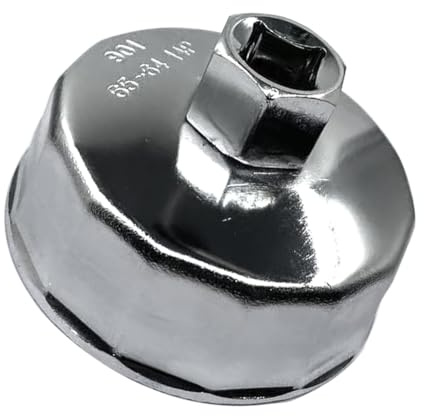 Llave de filtro de aceite de 64-65 mm, herramienta de extracción de filtro de aceite de 14 flautas para Wix 57356, 15400-PLM-A02 para Honda Accord Acura Civic CRV, Nissan Sentra, Yamaha, Mazda