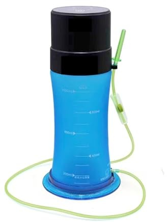 Elektrisk tarmrengörare, automatisk elektrisk lavemang, USB automatisk elektrisk lavemang hink kit, 1 000 ml medicinsk tarmrengöringsenhet, spaenhet, för män och kvinnor kolonisk rengöring