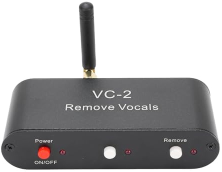 Dioche Karaoke Real Time Karaoke Vocal Removal Device - VC-2 Stereo Songs Music Accompaniment - Real Time Vocal Remover for 3.5mm Speaker Input - Bluetooth Compatible - Adjustable
