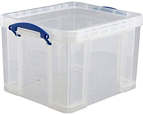 Really Useful 35L Box – transparent, H 48 cm x B 39 cm x T 31 cm