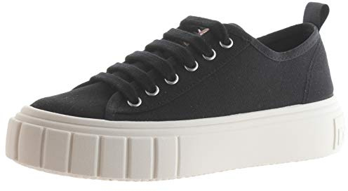 victoria Abril Zapatillas Lona Deportivas Plataforma Mujer