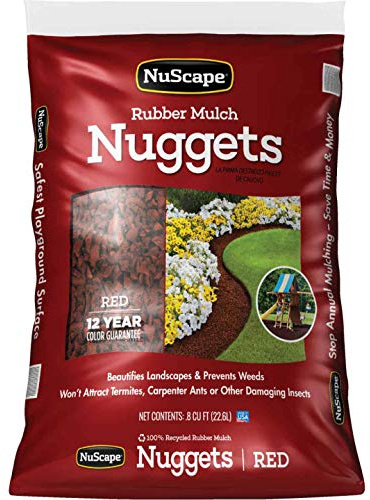 International Mulch NuScape 0.8-cu ft Red Playground Rubber Mulch