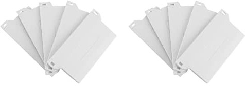Milisten 10 Stücke Vertikale Blind Reparaturlasche Vertikales Blindgewicht 89Mm/ 3. 5 Zoll Ersatz Ersatzteile Bodengewichte Latten Vertikal Blind Loch Zubehör für Lamellen Vorhang