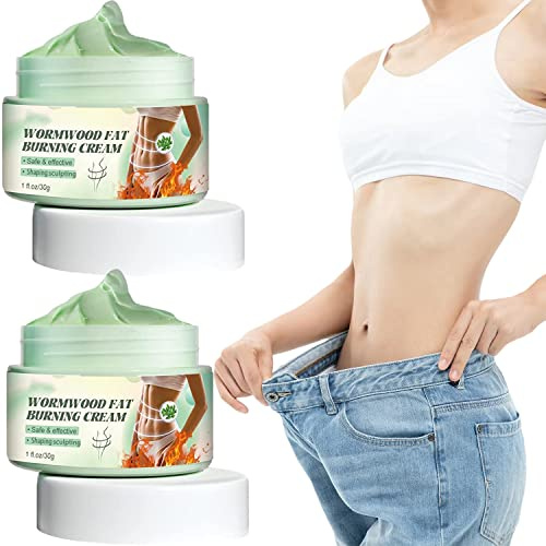 Anti-Cellulite Cream for Body, NatüRliche Wermut HeißE Creme, Firming & Toning Moisturizer for Skin Smoothing 30g (2 Stück)