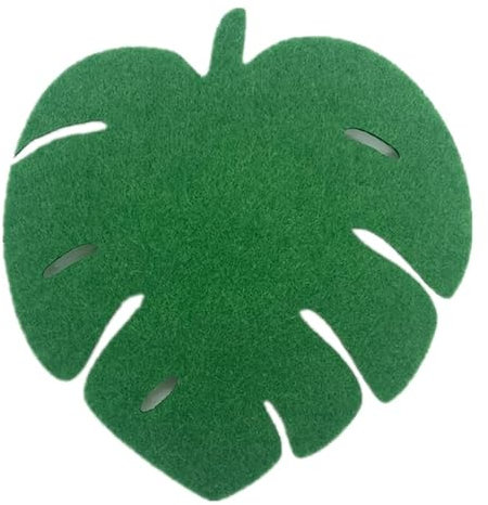 8 Stück Blatt Filz Untersetzer Cup Matten Pad Stoff Sommer Party Dekoration Zubehör for Zuhause Filz