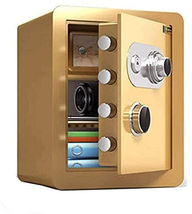 UYSELA Box Feuerfest Wasserdicht S Geldabwicklungsprodukte Ss & Schränke Haushalt Klein S Anti-Diebstahl Mini All-Steel Stealth