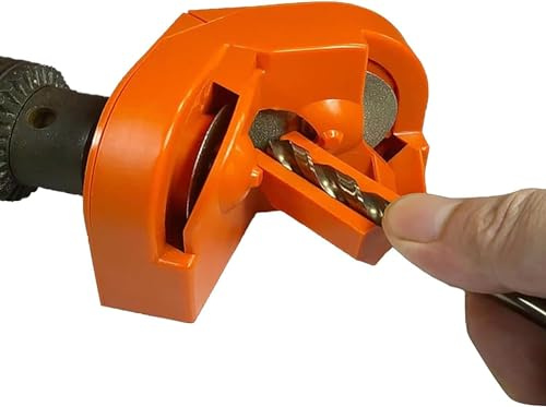 COJJ Broca Multiusos - Afilador de Lijado, Taladro eléctrico - Afilador de Brocas para Todas Las Puntas portabrocas portatil - Herramienta de Lijado para carburo de Acero endurecido - Cobalto,