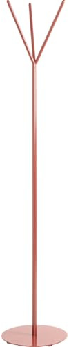 HAKU Klädhängare röd, Metall, metall - Storlek: H 173 cm x Ø 35 cm, Stil: Modern