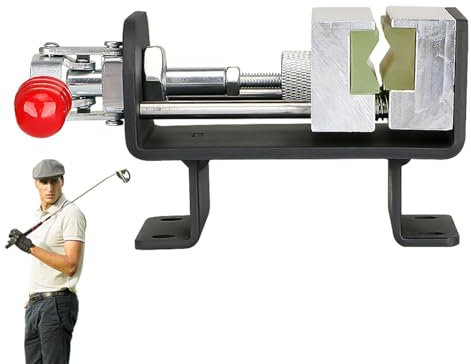 Wartungsklemme für Golfschläger – Schraubstock für Golfschlägerhalter, Werkzeug zum Entfernen von Golfgriffen | Schnellspanner-Schaftklemme für Golfschläger, Regrip-Schraubstockwerkzeug – Handhalter,