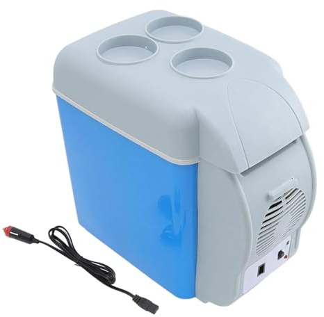 Congelateur Voiture Portable, 7.5L, Voiture 12v,Faible Bruit Congelateur Voiture, Fonction Refroidissement Et Chauffage Petit Frigo Pas Cher, Pour Tous Les VéHicules 12v