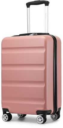 KONO 55cm Handgepäck Koffer Leichter Hartschalenkoffer mit TSA Schloss | Leichte ABS+PC Hartschale, Kratzfest und Robust, 360° Doppelrollen, für Stilbewusste Reisende und Wochenendtrips