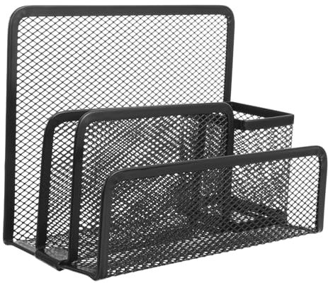 VILLFUL Aktenregal Aus Metallgeflecht Für Schreibtisch Organizer Schreibtisch Mit Dokumentenhalter Aufbewahrungshalter Für Akten Büchern Und Zeitschriften