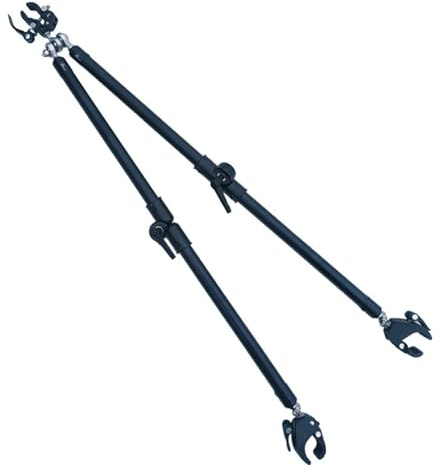 Oshhni Gancio di Traino Pieghevole per rimorchio per Bicicletta, Morsetti a sgancio rapido in Alluminio per carrelli da Giardino, Versatile connettore per, Morsetti in Plastica