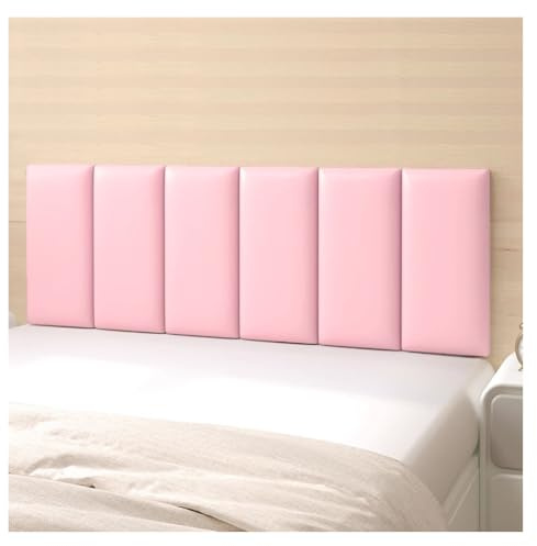 Panneaux de tête de lit à décoller et coller, tête de lit en cuir rembourré, rembourrage mural 3D anti-collision pour chambre moderne
