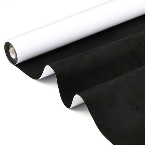 Tejido de Microfibra Autoadhesivo para Cockpit, Película de Alcántara Autoadhesiva para Automóvil, Apariencia de Gamuza, Imitación de Cuero, Tela Elástica de Imitación de Gamuza, Tela de Terciopelo