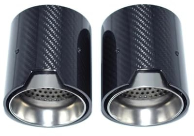 Terminali di scarico Per BMW Serie 3 Serie 4 320d 330i 330e 425 435 marmitta G20 G21 G23 terminale di scarico in fibra di carbonio Tubo di scarico posteriore(1 pair matte)