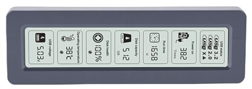 Sxhlseller Caja SSD M.2 NVMe, Adaptador de Disco Duro Externo USB 3.2 Gen Tipo C de 10 Gbps para SSD NVMe 2280, con Carcasa de Aleación de Aluminio para PC