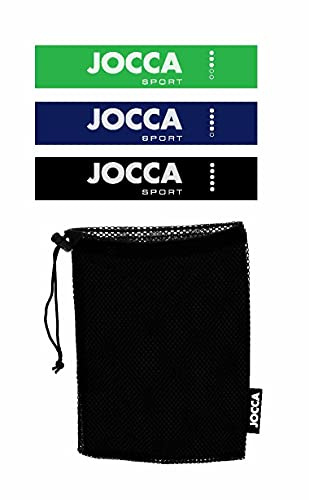 Jocca - Bandes de Résistance | Bandes élastiques Musculation | Fitness à la maison | Rubans fessiers, yoga, bras, jambes |