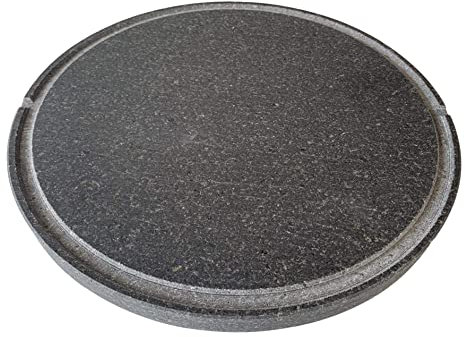 Generico Pierre de lave ETNEA pour pizza Pain, Viande, Four, Pierre réfrigérale, Bistecchier, Barbecue à Gaz, Electrique, Toutes les tailles (35 cm2)