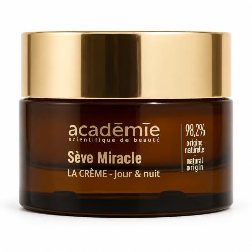 Academie Scientifique de Beauté Sève Miracle La Crème, Crème Visage Hydratante Anti-Rides Jour et Nuit, Peau Mature, 50 ml