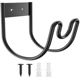 Changyeah Gancio per tubo da giardino, supporto per tubo da giardino, supporto per tubo d'irrigazione con viti e vite di espansione per cavo di prolunga per tubo dell'acqua