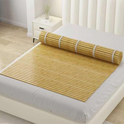 Colchón plegable transpirable con características de ablandamiento y endurecimiento artificial personalizadas, diseño enrollable para ahorrar espacio (1,5 x 1,5 m)