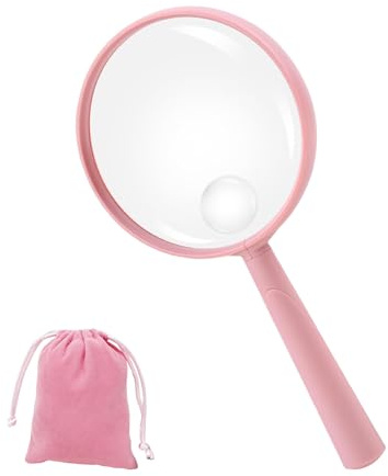 EUYKQNOI Loupe Enfant 10x - Loupe Grossissante Incassable pour Observer Insectes et Plantes, Outil Pédagogique pour Explorateurs en Herbe, Cadeau Éducatif pour Enfants Curieux (1 Unité)​