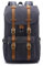 EverVanz - Mochila de lona de gran tamaño, para trabajo, viajes o escuela, para ordenador portátil de 15 pulgadas, 1. gris oscuro, 47, Práctica