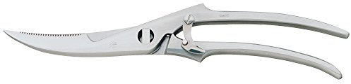 WMF Geflügelschere mit Knochenbrecher 25 cm, Cromargan Edelstahl matt, Sicherheitsverschluß, spülmaschinengeeignet