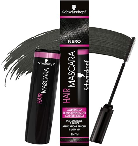 Schwarzkopf - Hair Mascara - tillfällig svart rotfärg 32 ml - set med 2 st