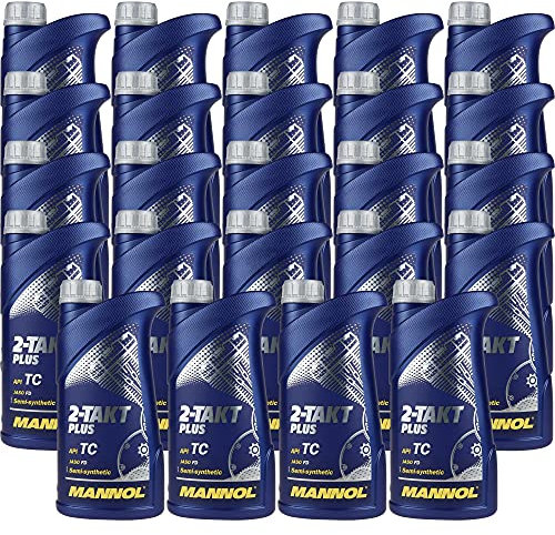 QR-Parts Set 85493780 MN7204-1 24x1 Liter MANNOL 2-Takt Plus API TC Öl Motorradöl Scooter Teilsynthetisch