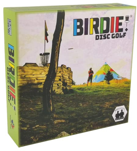 Birdie 2.0 Disc Golf Board Game | Fun Board Disc Golf Game for 2-6 Players | Disc Golf Course Card & Board Game | Essential Disc Golf Accessories