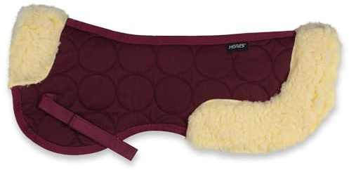 Horses, Roundy Halbsattel, weich und strapazierfähig, ideal zum Schutz des Pferdes vor Stößen oder Problemen mit dem Rücken