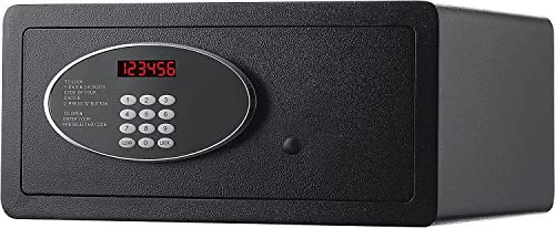 Generisch Feuerfester, wasserdichter Safe für Schranktresor, Hoteltresor, Stahl, Sicherheitsschloss, Kistenschrank, Safe - Sicheres Bargeld, Schmuck, Ausweispapiere