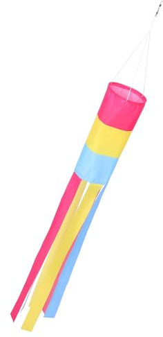 BCOATH Viento Windsock Decorativo De Jardín Bandera De Medición Para Celebraciones Al Aire Diseño Fresco De Cinturón