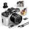 NBD Digital Cameras for Photography, 48MP 4K Vlogging Camera with 180° Flip Screen,WiFi, 60FPS Autofocus Travel Camera,Compact Camera 32GB TF&2 Batteries Included,Beginner-Friendly
