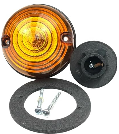 ACC Parts Lámpara indicadora trasera compatible con Land Rover Defender 90 110 130 1994 a 2016, luz de señal ámbar trasera de repuesto 300Tdi Td5 y 2.4/2.2 Puma eras OEM Nos AMR6515 LR048187
