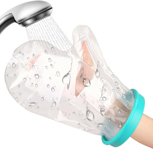 BORISCA Protector Escayola Pierna/Brazo Adulto Funda Escayola Piernas/Brazos, Funda Impermeable para Ducha Protectores de Escayole Cubre Brazi para Tatuaje, Vendajes, Heridas (Brazo)