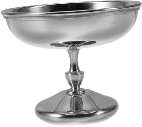 BESTOYARD Multipurpose Stainless Steel Dessert Bowl Trifle Serve Pudding Footed Cup Salad Container