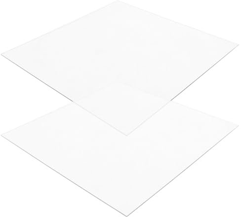 CHILDWEET 2stücke Acrylplatte Transparent Acrylplatten Zum Basteln Acryl-diy-platte Für Bilderrahmen Acrylplatten Für Displaybox Acrylrohlinge Für Verschiedene Anwendungen