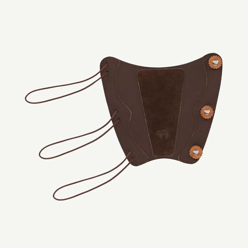 BEARPAW PRODUCTS armskydd bågskytte båge underarmsskydd långt läder bågsport tillbehör skyddsarmskydd för vuxna och barn för att skjuta och jaga armskydd (ild)