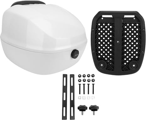 Akozon Caso Superiore Motociclistico 33L BAGGIO POSTERIORE con Blocco Password per i Ciclisti Scooter