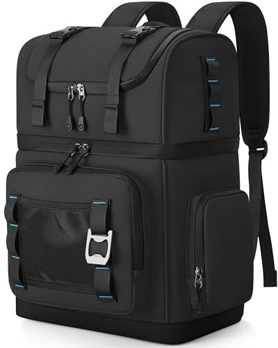 YOUNGOA Kühlrucksack Groß Auslaufsicher, 26L Doppellagiger Kühltasche Rucksack Wasserdichter Isolierter Picknickrucksack
