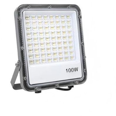 30W 50W 100W 150W 200W 300W 400W LED Luz de inundación Reflector Calle Jardín Lámpara pared Iluminación exterior IP66 Para garaje, patio y porche.(85-265V_100W)